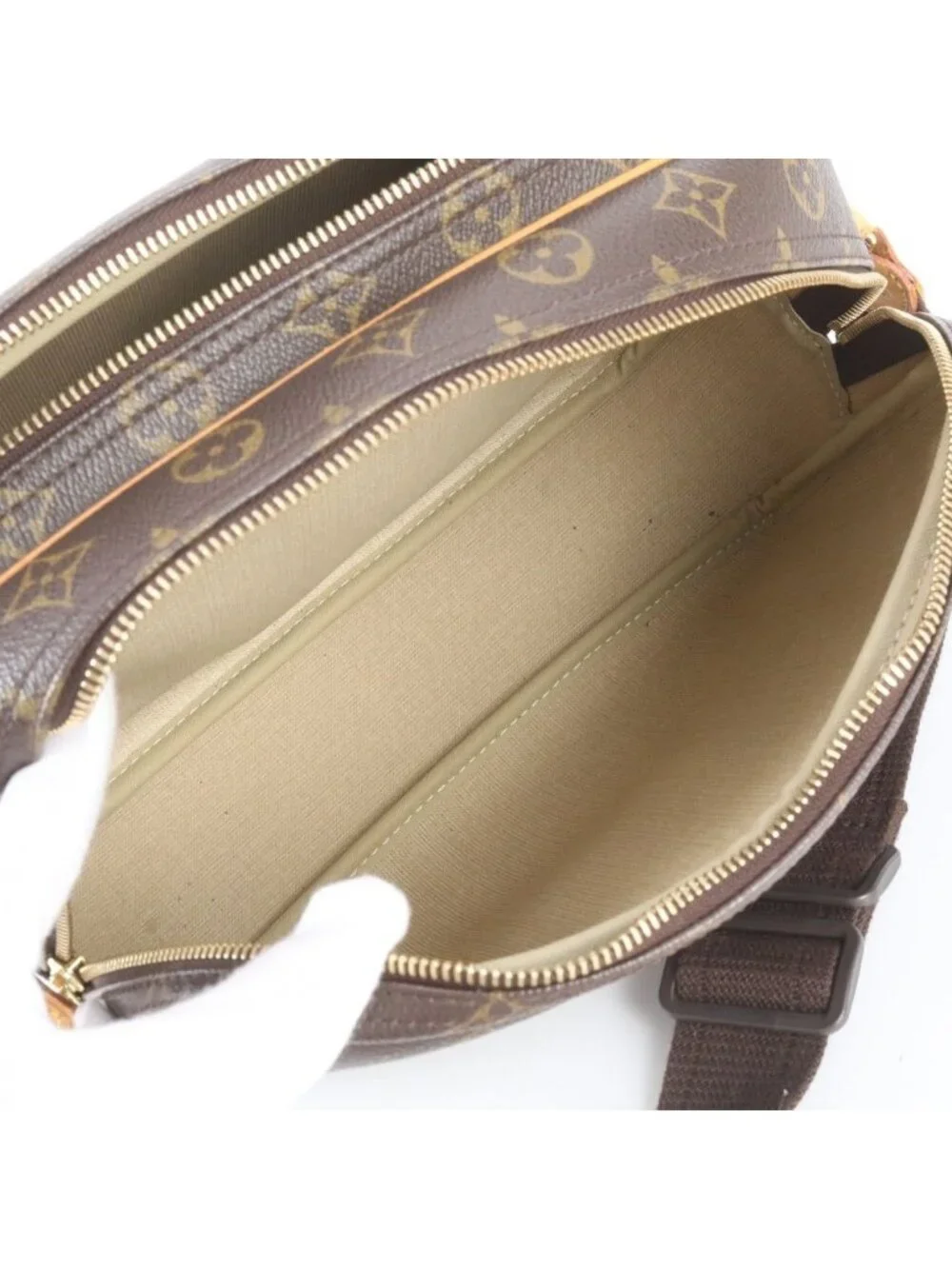 Louis Vuitton Monogram Lipo Ta PM Leather Shoulder Bag Crossbody Messenger